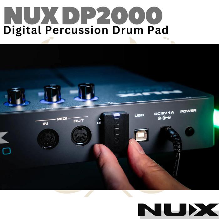 NUX DP2000 Digital Percussion Electric Drum Pad | Elektrik DP-2000 Asli Original