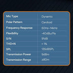 MAONO WM760 Handheld Wireless Dynamic Microphone System | werles murah A1 A2
