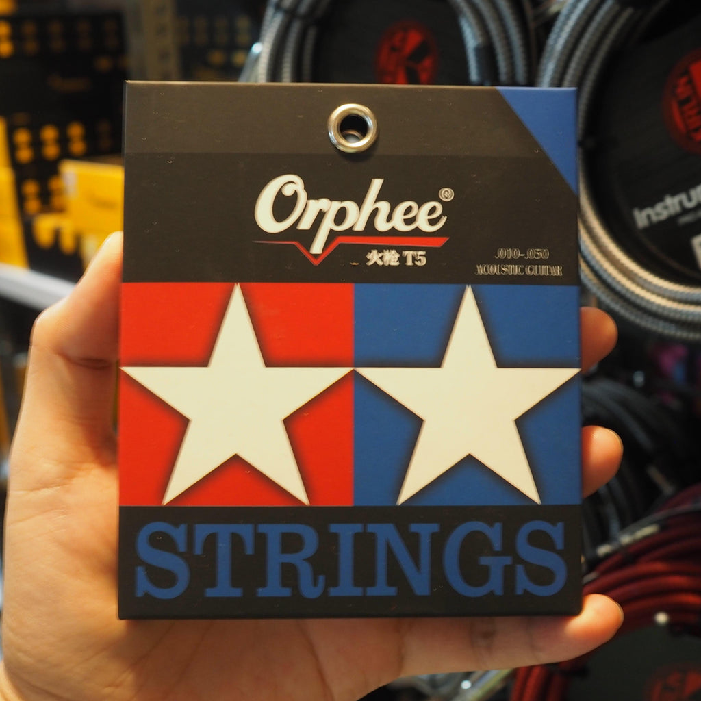 Orphee T5 Acoustic Guitar String 10-50 - Senar Gitar Akustik Steel