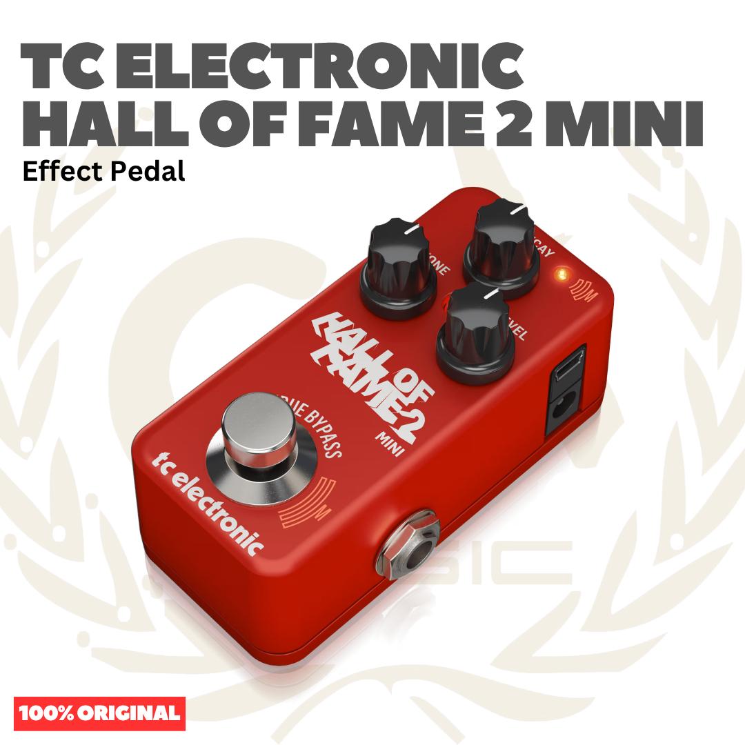 TC Electronic HALL OF FAME 2 MINI Reverb Guitar Effects Pedal - Efek Pedal Gitar
