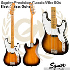 SQUIER PRECISION Classic Vibe 50s Electric Bass Guitar | Elektrik Listrik