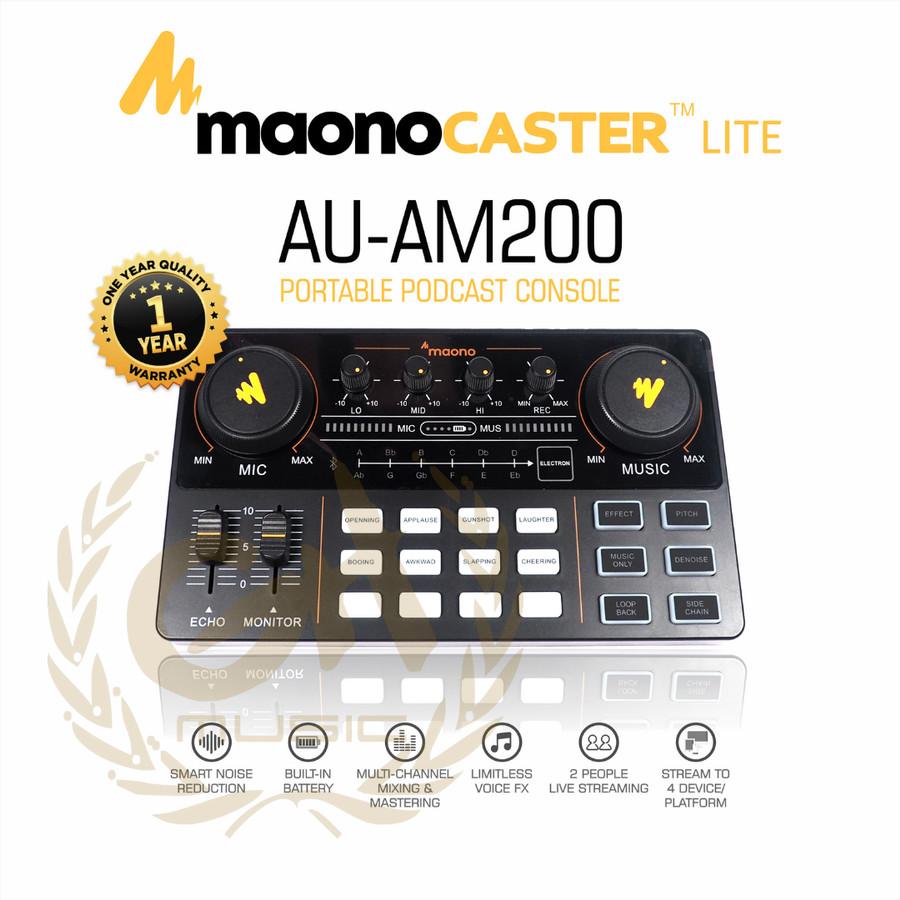 PAKET PODCAST 2 ORANG MAONO AM200, PAKET MIC BM800 DAN HEADPHONE