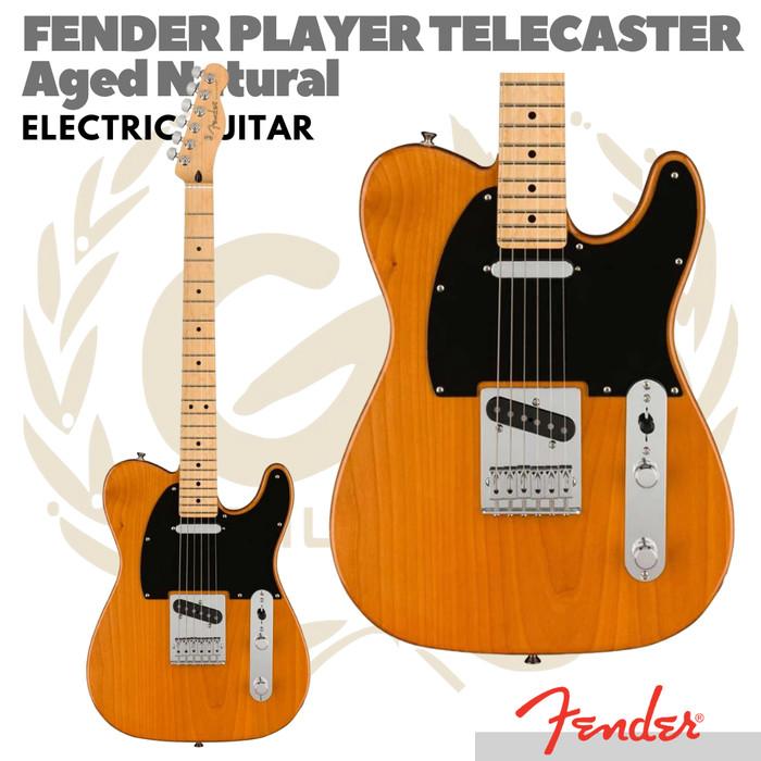 FENDER PLAYER TELECASTER - AGED NATURAL Electric Guitar | Gitar