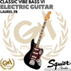 Squier Classic Vibe Bass VI Electric Guitar, Laurel FB