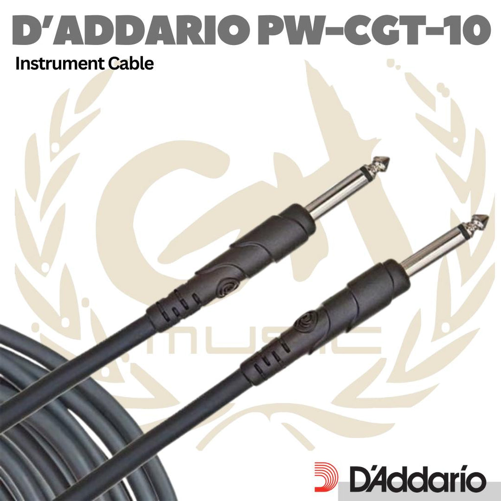 D'addario PW-CGT Instrument Cable - Kabel Instrumen Gitar, Bass