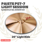Paiste PST-7 Light Session Cymbal Drum Set 14,18,20 inch - Set Simbal Drum PST7