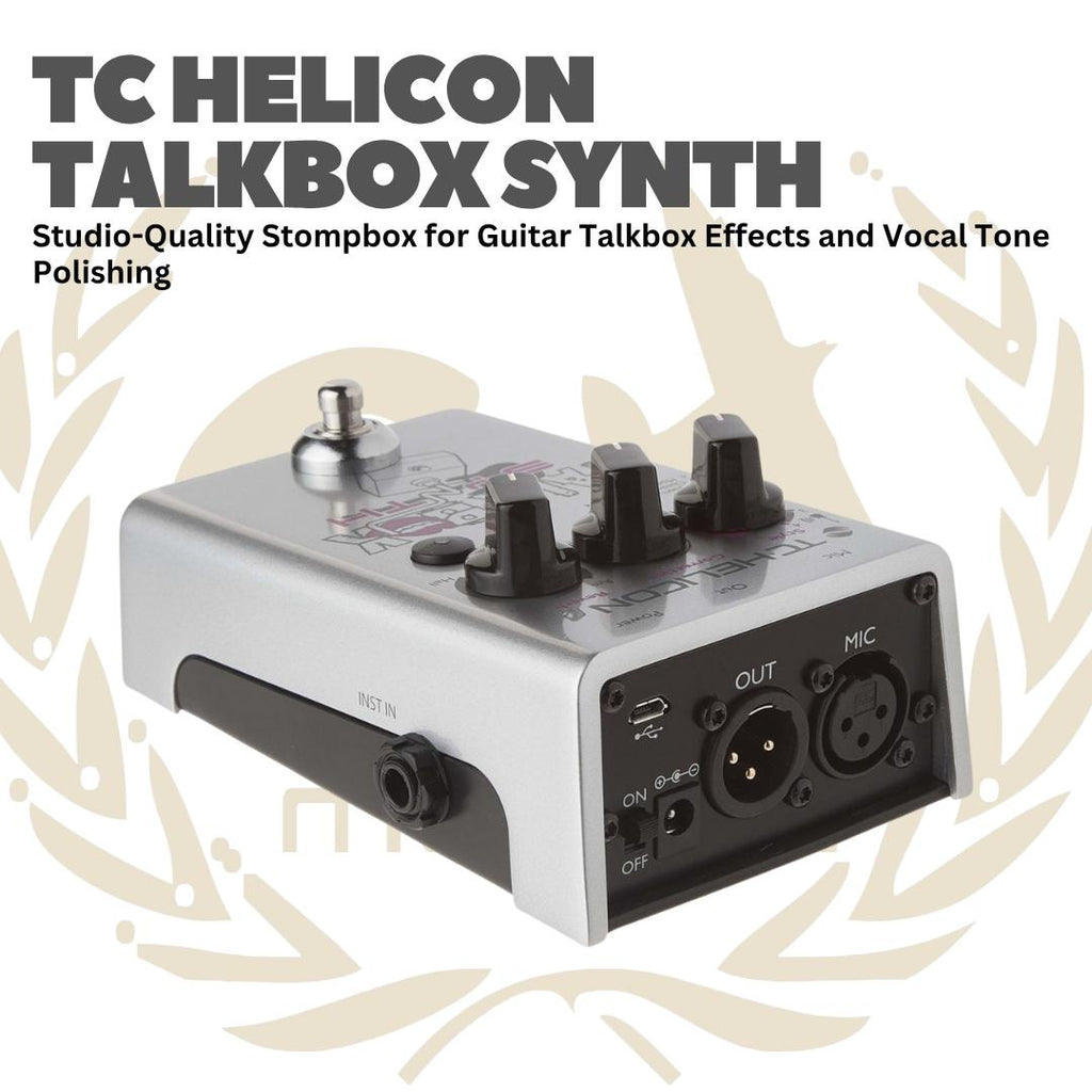 TC Helicon Talk Talkbox Synth - Efek Gitar Bass Pedal