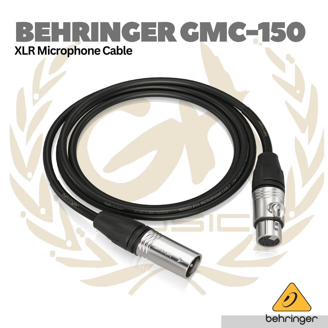 Behringer GMC150 XLR Female to XLR Male Microphone Cable - Kabel Canon Mic 3 Pin