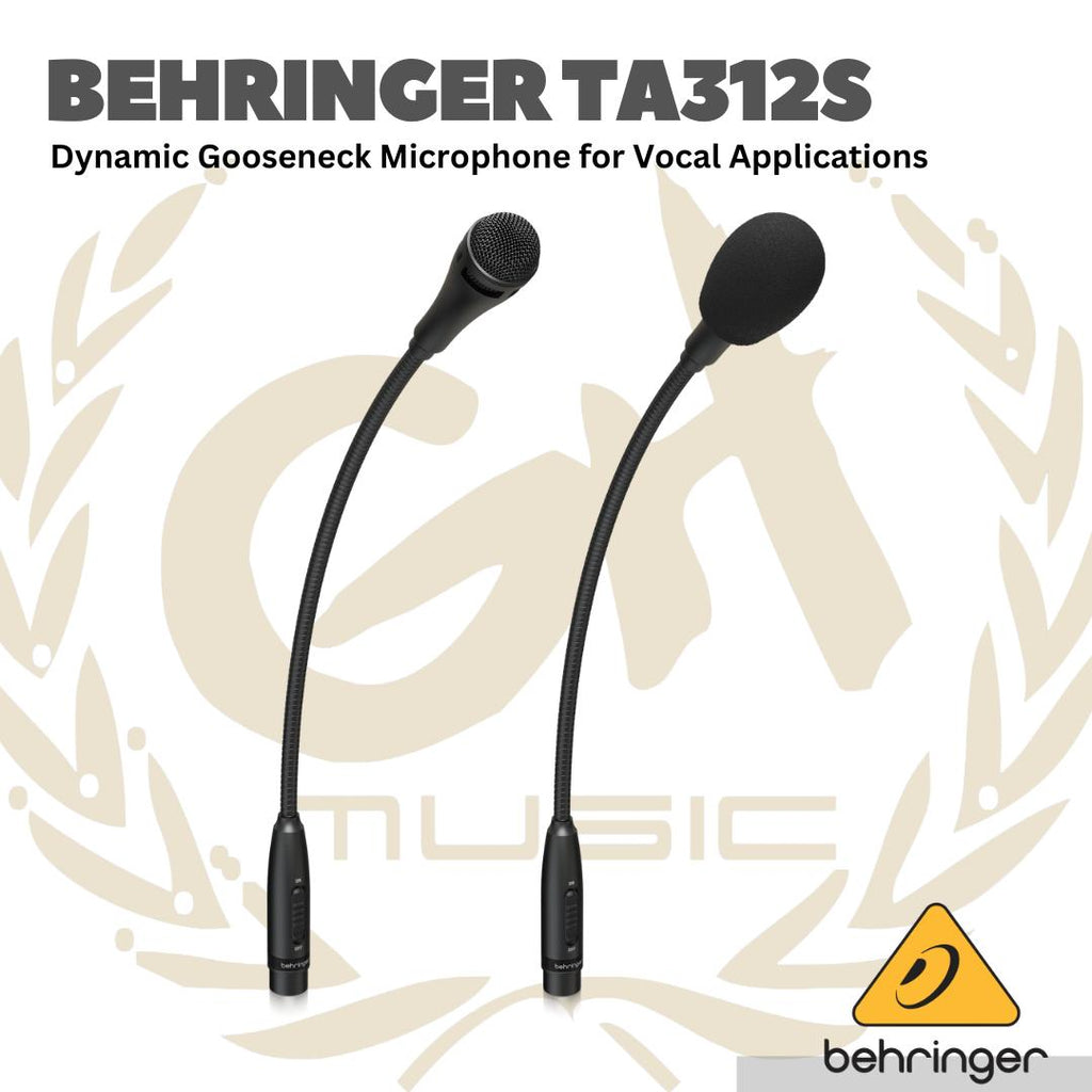 Behringer TA312S Dynamic Gooseneck Microphone for Vocal Applications
