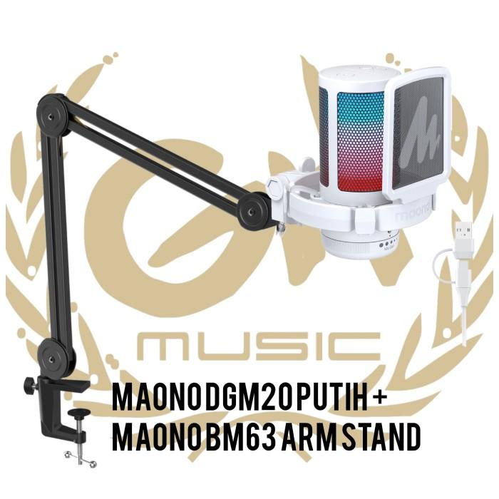 MAONO DGM20 Condenser USB Gaming RGB Microphone + Noise Reduction DM20