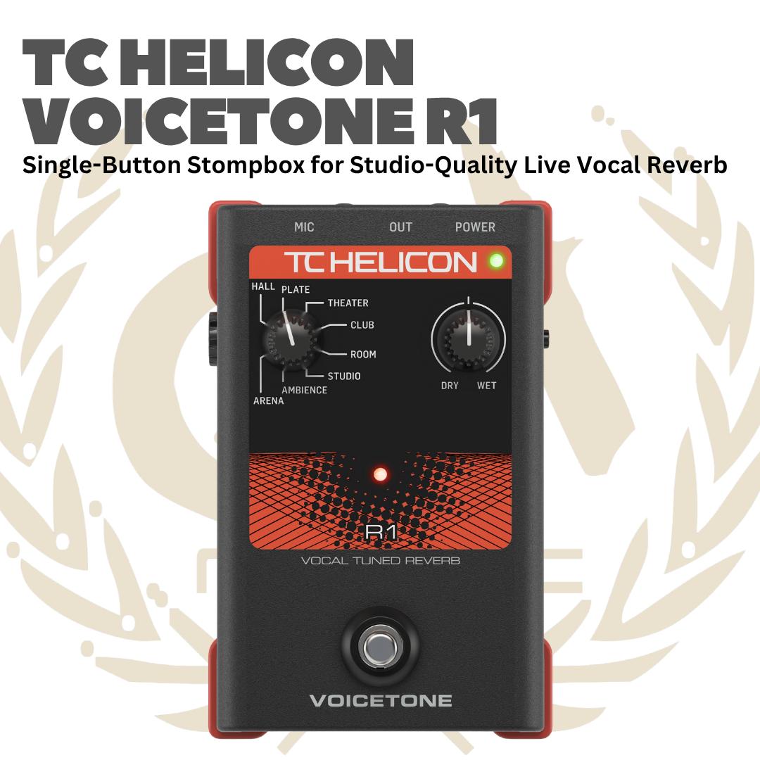 TC Helicon Voicetone R1 - R 1 Voice tone Efek Gitar Bass Pedal R-1