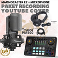 PAKET RECORDING COVER LAGU MAONOCASTER E2 / SOUND CARD MAONO AME2, PM500
