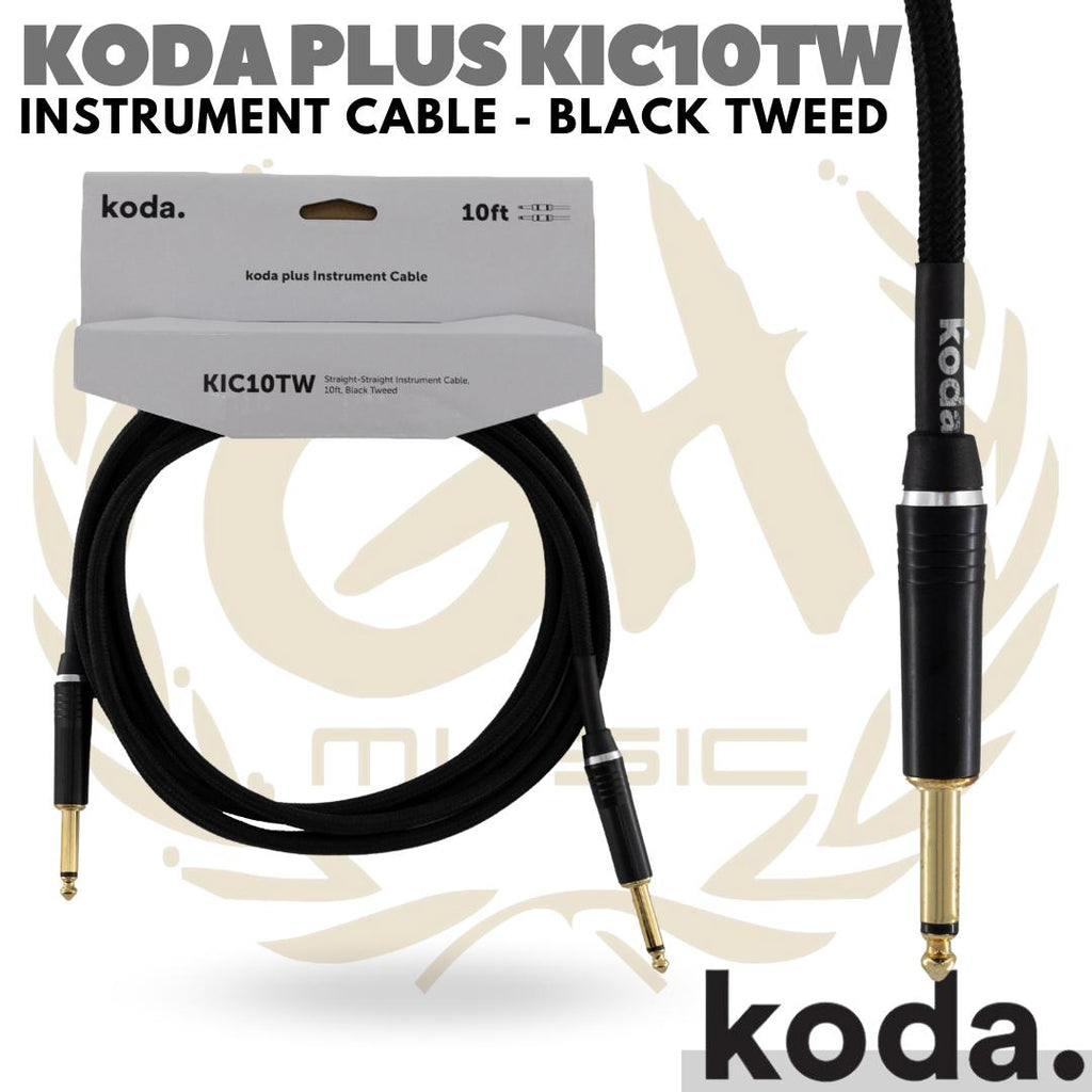 KODA PLUS STRAIGHT - STRAIGHT Instrument Cable | Kabel Jack Gitar Bass