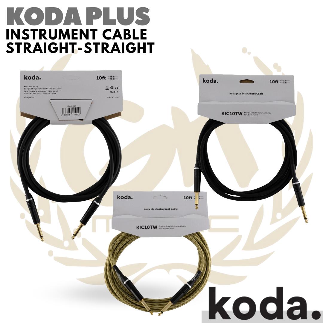 KODA PLUS STRAIGHT - STRAIGHT Instrument Cable | Kabel Jack Gitar Bass