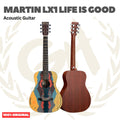 Martin LX1 LIFE IS GOOD Little Martin Acoustic Guitar w/Bag - Gitar Akustik