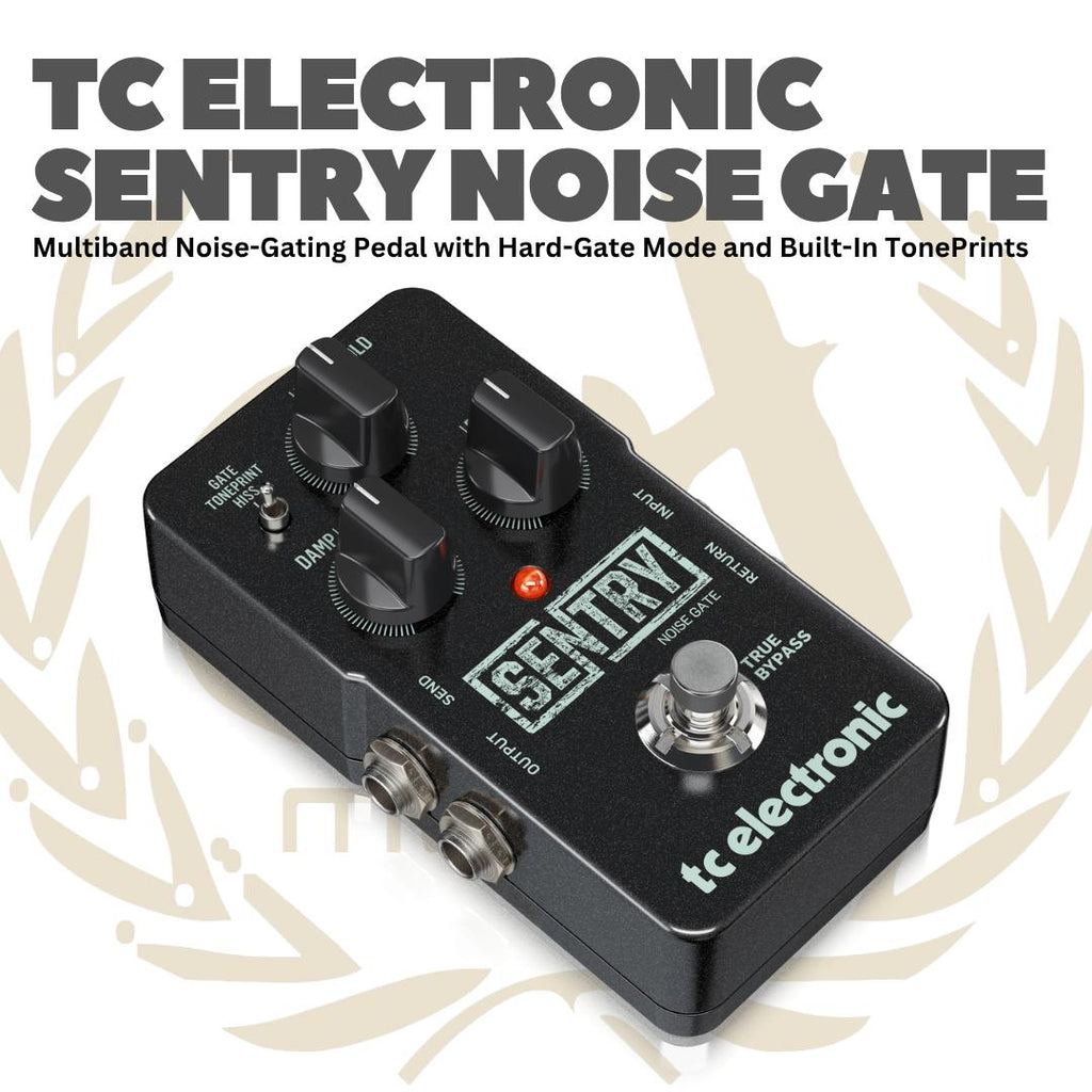 TC Electronic Sentry Noise Gate - Efek Gitar Bass Pedal