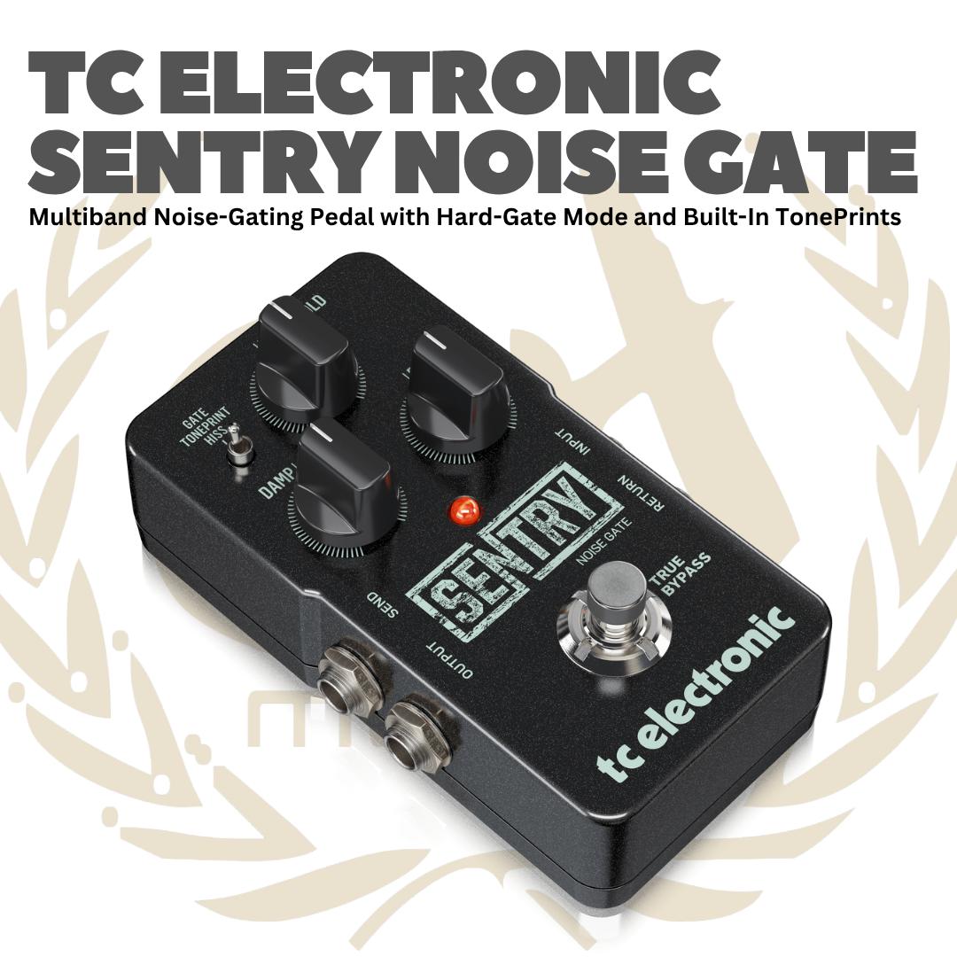 TC Electronic Sentry Noise Gate - Efek Gitar Bass Pedal