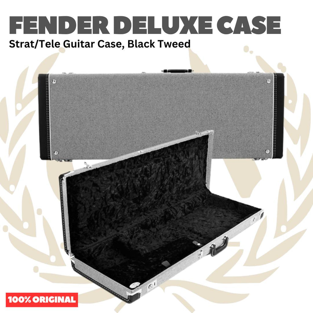 Fender Deluxe Strat/Tele Guitar Case - Hardcase Gitar Listrik Elektrik