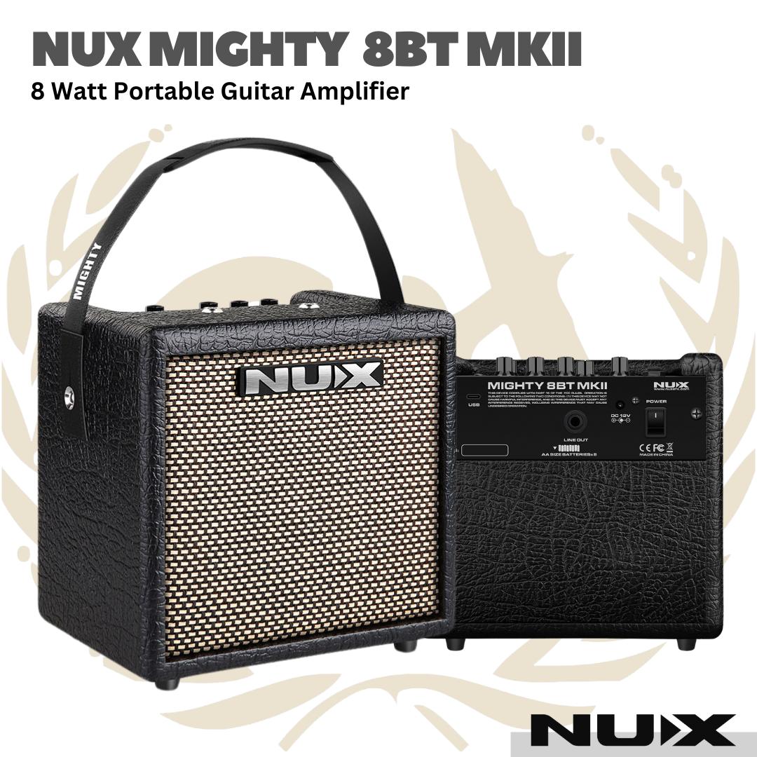 NUX Mighty 8BT MKI & MKII Portable Electric Guitar Amplifier - Ampli Gitar