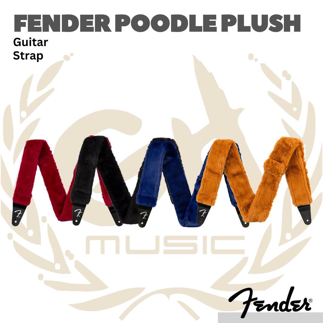 Fender Poodle Plush Guitar Strap - Strep Gitar