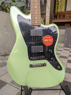 Squier Contemporary Active Jazzmaster HH Electric Guitar, Surf Pearl - Gitar Listrik