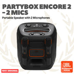 JBL PartyBox Encore 2 Portable Speaker with 2 Microphones - Speaker Portabel dengan 2 Mic