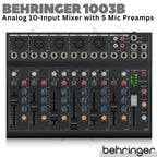 BEHRINGER XENYX 1003B Analog 10-Input Audio Mixer with 5 Mic Preamps