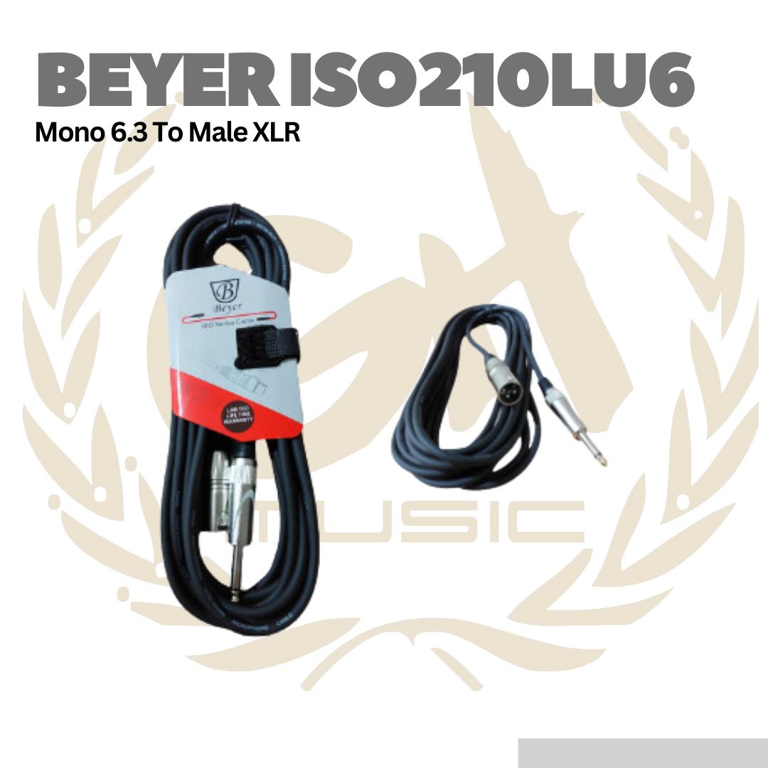 Beyer ISO210LU6 Mono 6.3 To Male XLR