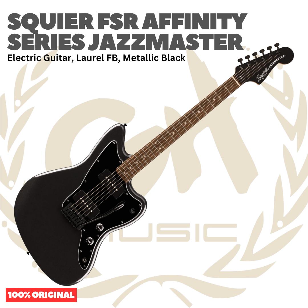 Squier FSR Affinity Series Jazzmaster Electric Guitar Laurel FB - Gitar Listrik Elektrik Original Asli