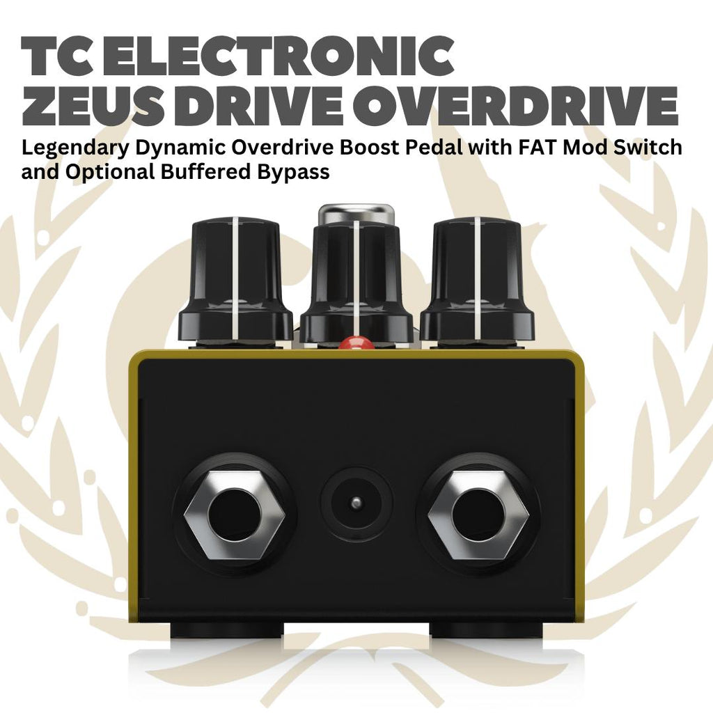 TC Electronic Zeus Drive Overdrive - Efek Gitar Bass Pedal