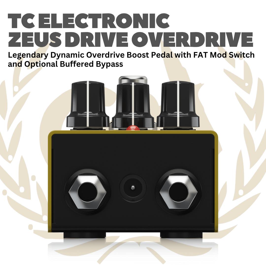 TC Electronic Zeus Drive Overdrive - Efek Gitar Bass Pedal