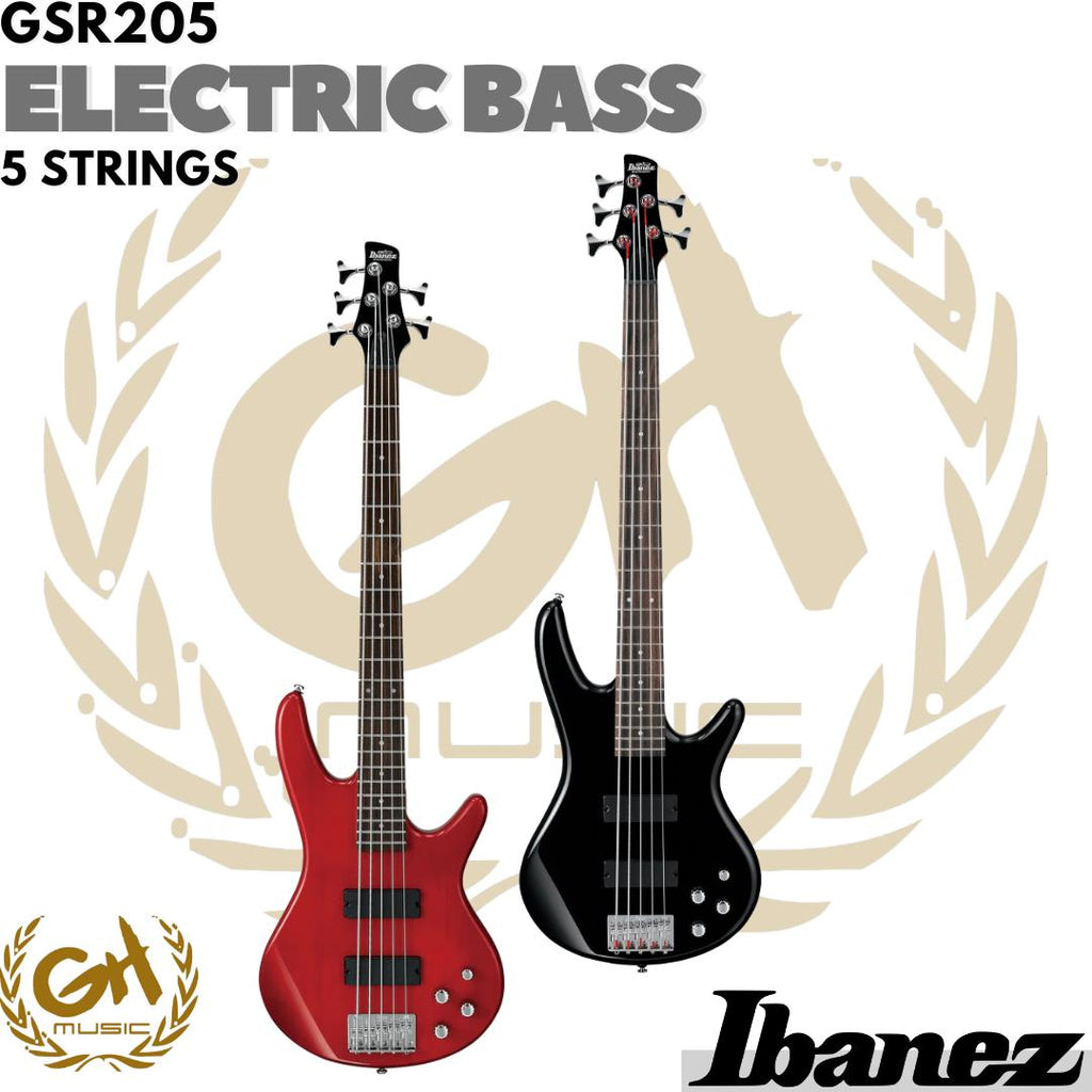 IBANEZ GSR205 5 STRING ELECTRIC BASS - BASS ELEKTRIK 5 SENAR