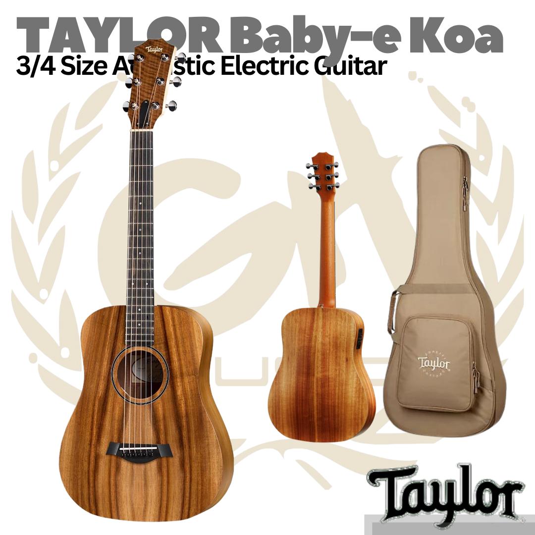 TAYLOR Baby Taylor-e Koa 3/4 Acoustic Electric Guitar | Gitar Akustik