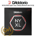 D'Addario NYXL1052 Light Top / Heavy Bottom Set 10-52