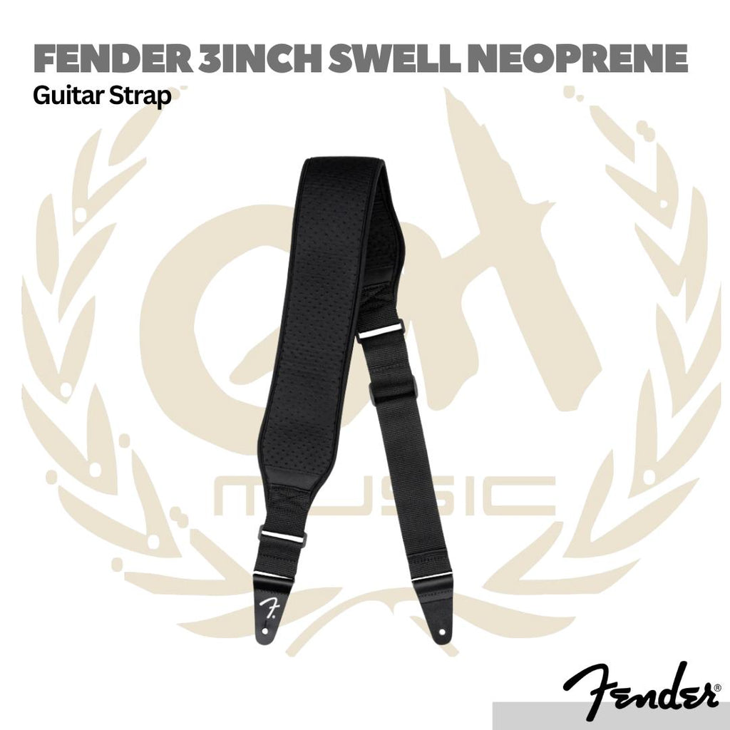 Fender 3inch Swell Neoprene Guitar Strap  | Strap Gitar Original