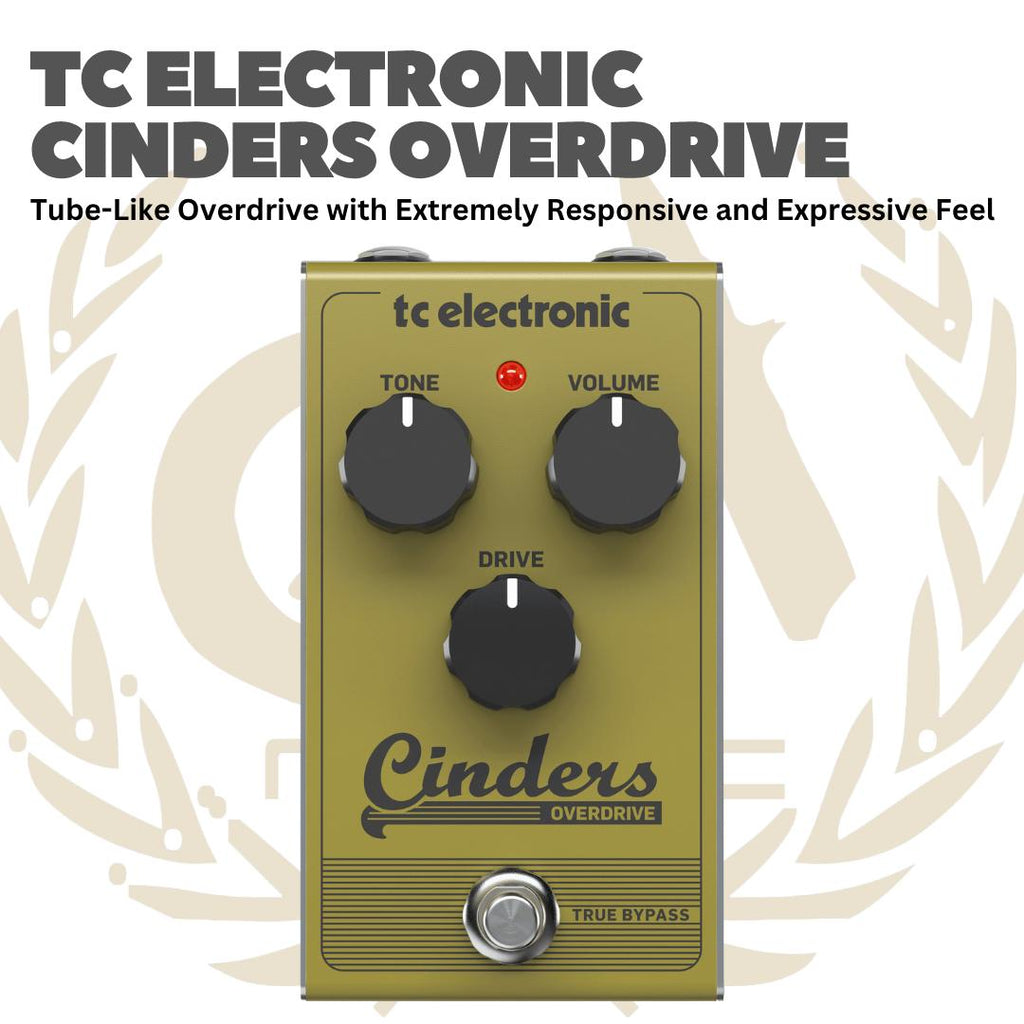 TC Electronic Cinders Overdrive - Efek Gitar Bass Pedal