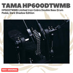 TAMA HP600DTWMB Limited Iron Cobra Double Bass Drum Pedal, Dark Shadow Edition - HP600TWMB Dabel Twin Pedal Kick Bass Drum Original Asli