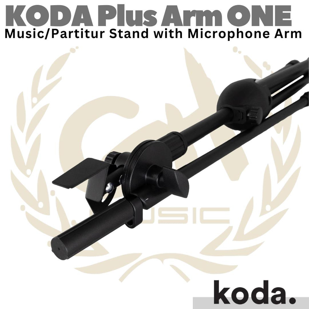 KODA Plus ONE Music Partitur Stand with Microphone Arm