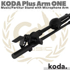 KODA Plus ONE Music Partitur Stand with Microphone Arm