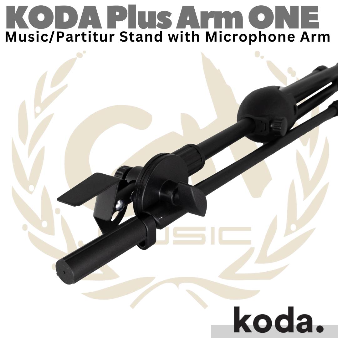 KODA Plus ONE Music Partitur Stand with Microphone Arm