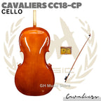 Cavaliers CC18-CP Cello Outfit | 4/4 3/4 1/2 Size