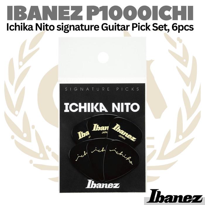 IBANEZ P1000ICHI Ichika Nito Signature Guitar Pick Set, 6pcs | Gitar
