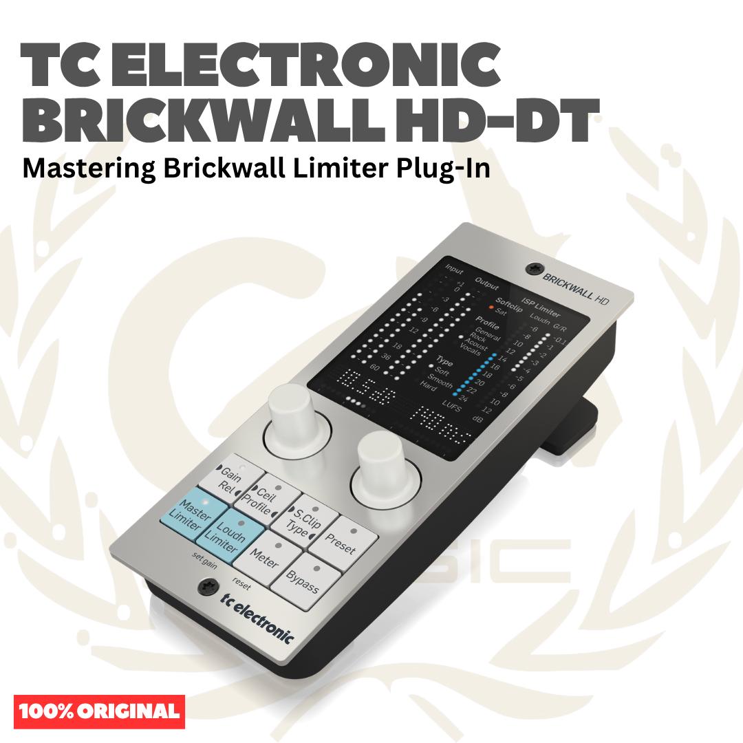 TC Electronic Brickwall HD-DT Mastering Brickwall Limiter Plug-In with Dedicated Hardware Interface