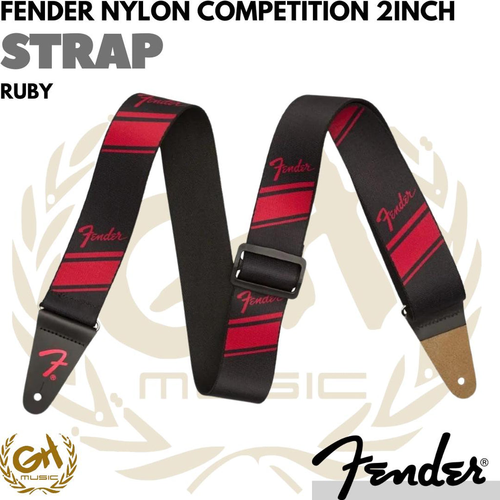 Fender Nylon Competition Stripe 2inch Guitar Strap-