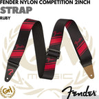 Fender Nylon Competition Stripe 2inch Guitar Strap-