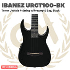 Ibanez URGT100 Tenor Ukulele 4-String w/Preamp & Bag - Ukulele Tenor 4-senar Original Asli