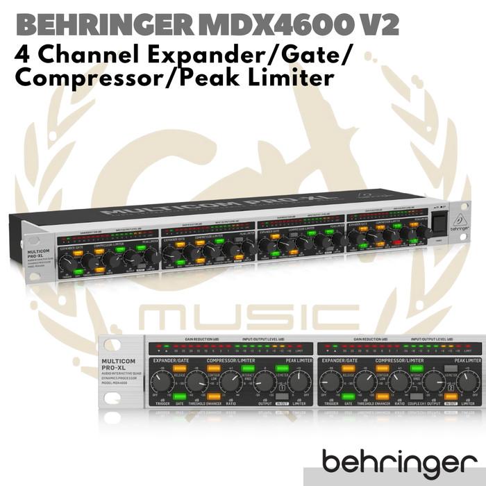 BEHRINGER MDX4600 Pro Expander/ Gate / Compressor / Peak Limiter
