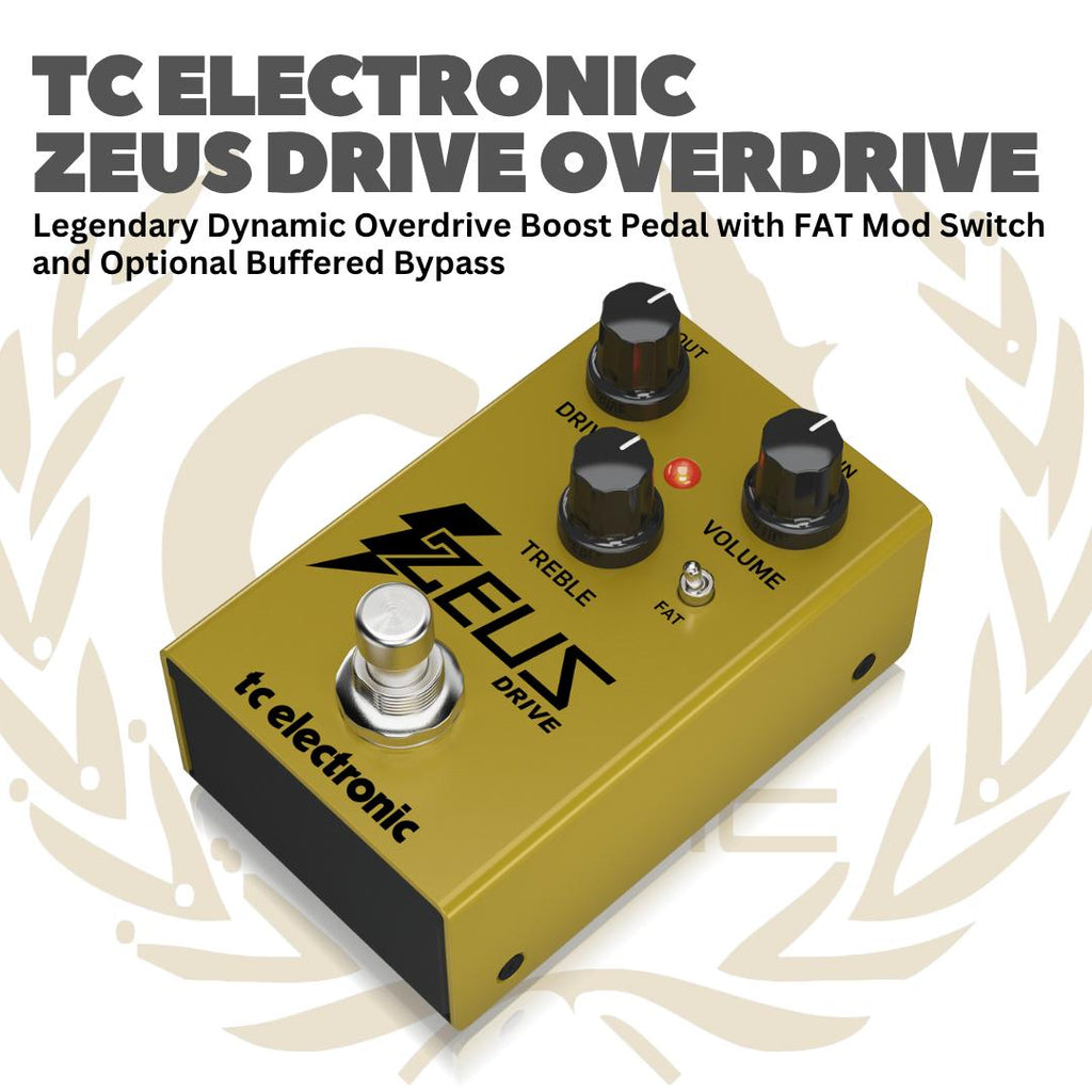 TC Electronic Zeus Drive Overdrive - Efek Gitar Bass Pedal