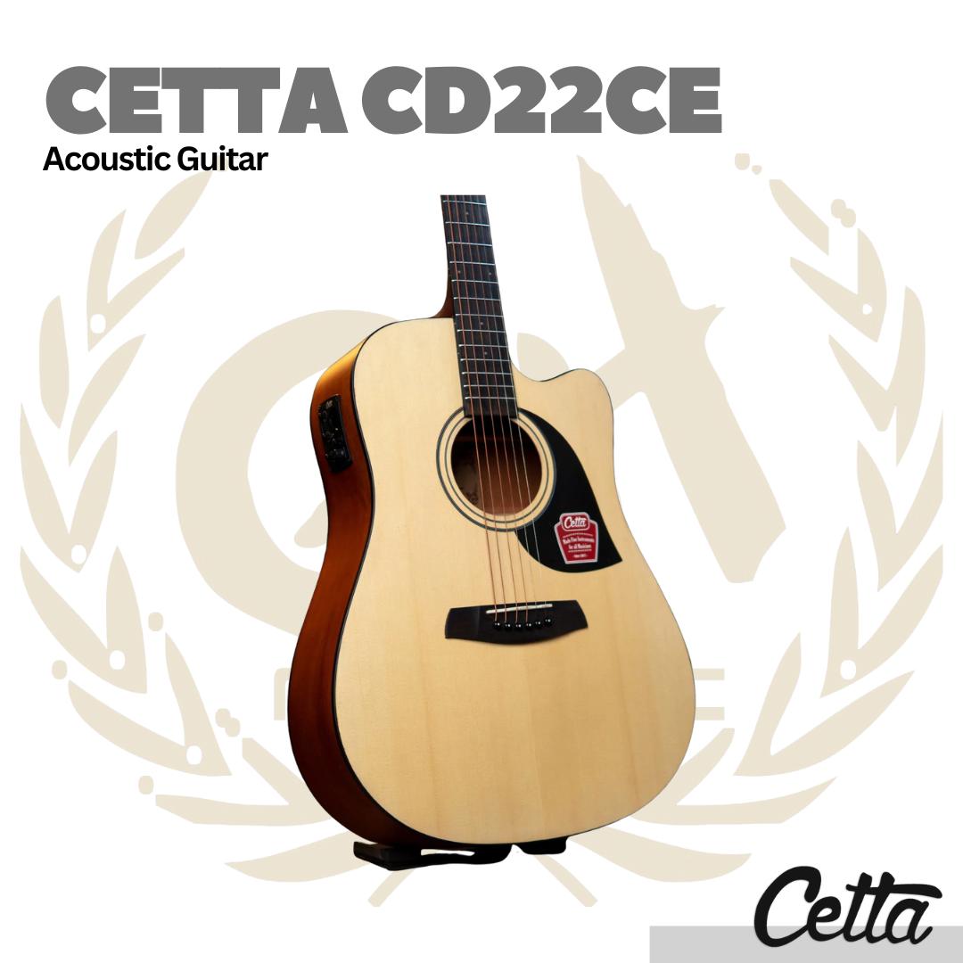 Cetta CD22CE Acoustic Guitar - Gitar Akustik