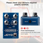 JOYO R-07 AQUARIUS LOOPER Digital Delay Effects Pedal - Efek Gitar